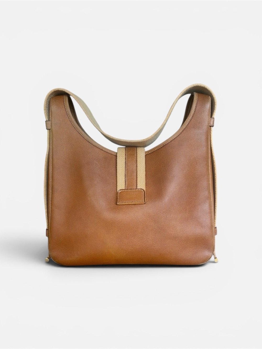 Hermès Vintage Tsako PM 30 Gold Courchevel Leather Shoulder Bag + Dust Bag + COA - Picture 2 of 11